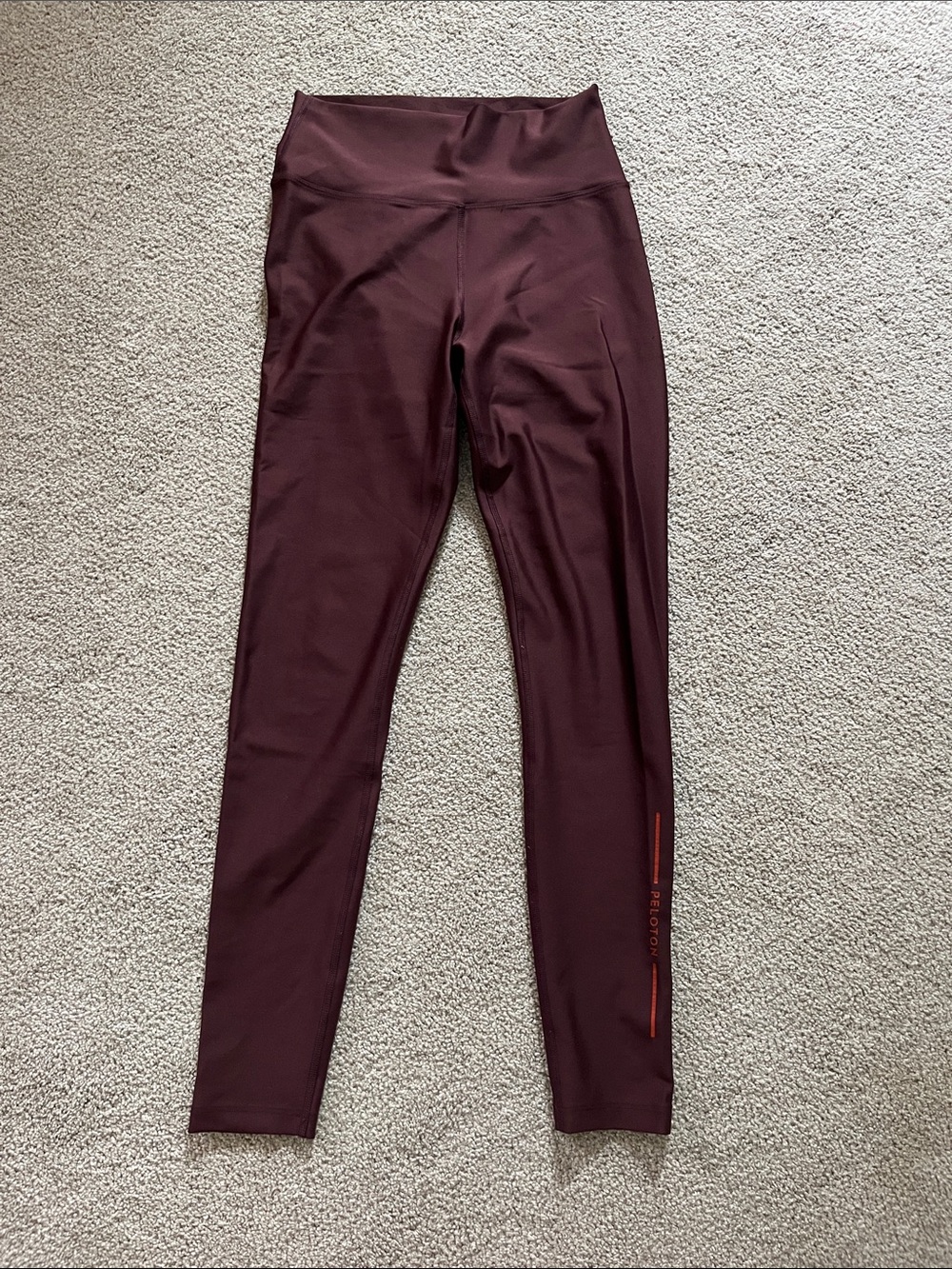 Peloton Burgundy High-Rise Performance Leggings